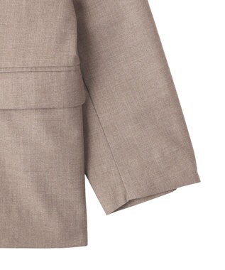 CRAFT STANDARD BOUTIQUE ＜セレモニー＞ダブルテーラードジャケット Beige Mixture