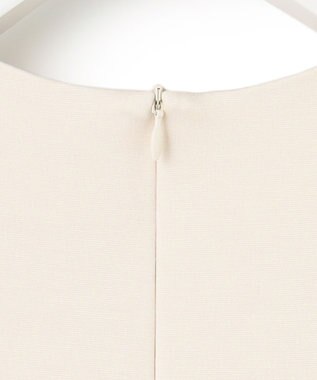 23区 L 【洗える】ヴィスコースソフトポンチ ラグラン カットソー アイボリー系