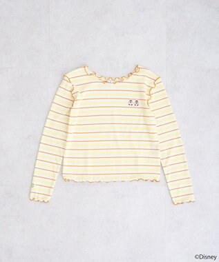 earth music&ecology チップ＆デール／ボーダーメロープルオーバー Orange