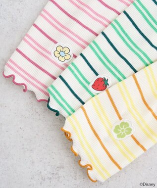 earth music&ecology チップ＆デール／ボーダーメロープルオーバー Orange