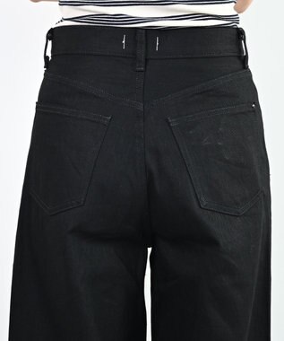 woadblue WIDE DENIM ワイドデニム BLACK