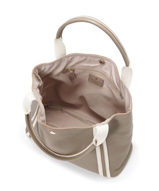 TOPKAPI 【TREASURE TOPKAPI】ソフトシュリンク テープコンビ A4 トート バッグ グレージュ