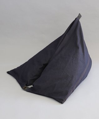 ビーズクッション tetra 【tetra LUXE】デニム 3WAYビーズクッション