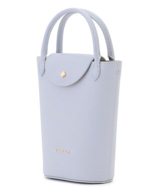 TOCCA 【八木アリサさん着用】PETAL SILHOUETTE LEATHER POCHETTE ポシェット ブルー系
