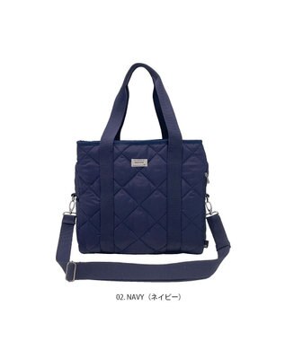 ROOTOTE 1154【大容量:キャリーケース装着可能】SN.グランデボックス.ソリッド-A 02：ネイビー