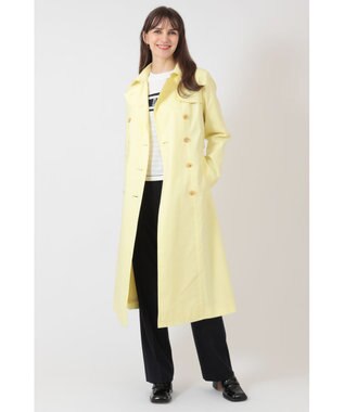 DAKS ロングトレンチコート(ライナーキルト付き) ライトイエロー