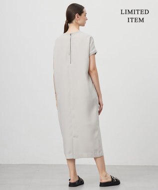 ICB L 【WEB限定・接触冷感・UVケア・速乾・防シワ・洗える】 FluidBackSatin  ワンピース トープ系