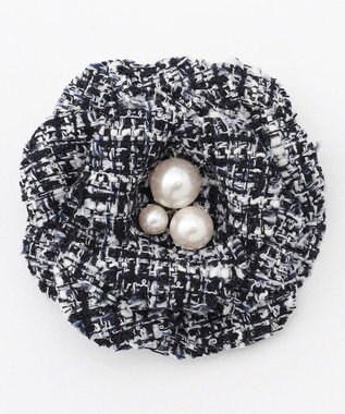 組曲 ツイードパールコサージュ