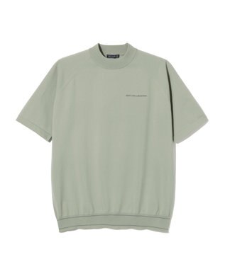 ZERO HALLIBURTON メタルロゴモックネックニットTシャツ ZHG-M6S9b 85196 ライトグリーン