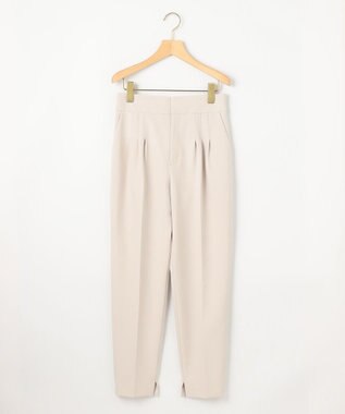 組曲 ライトダブルクロス テーパードパンツ サンドグレージュ系