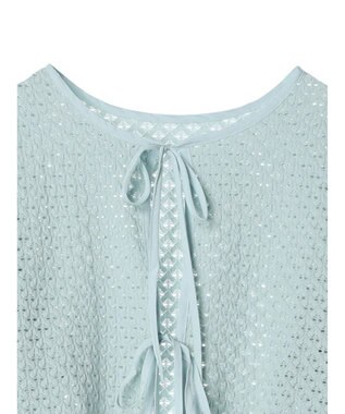 Green Parks ・ＥＬＥＮＣＡＲＥ　ＤＵＥ　２ｗａｙメッシュカーディガン Mint