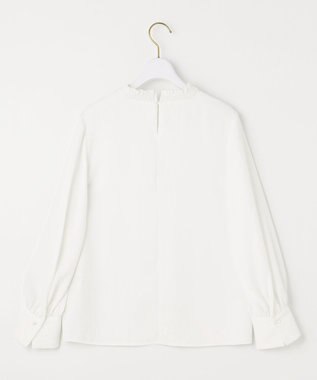 ANY SIS 【美人百花10月号掲載】ハイネックシャーリング ブラウス オフ