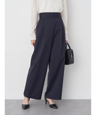 earth music&ecology ２ｗａｙハイウエストパンツ Navy