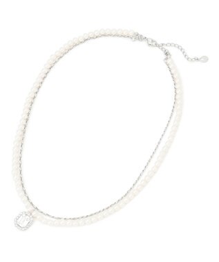 23区 【APPLAUDIR】ビジュートップ レイヤーネックレス シルバー系