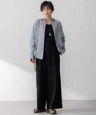 23区 シェルリング ネックレス ダークブラウン系