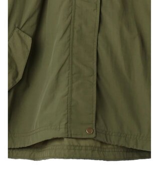 earth music&ecology スタンドフリルミリタリーブルゾン Khaki