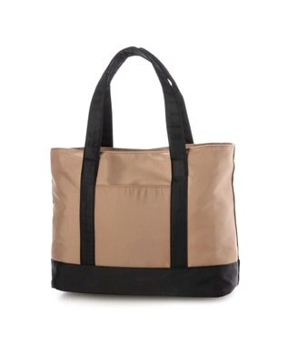 UNBILLION カシュカシュ cachecache / フロントベルトナイロン2wayトートバッグ キャメル