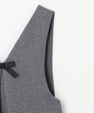 組曲 KIDS 【150-160㎝】【前後着用可】2WAY ジャンスカ チャコール