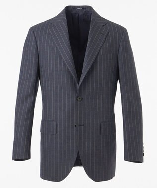 J.PRESS MEN 【WILLIAM HALSTEAD】サヴィルローヤーン カウントストライプ スーツ ダルブルー系2