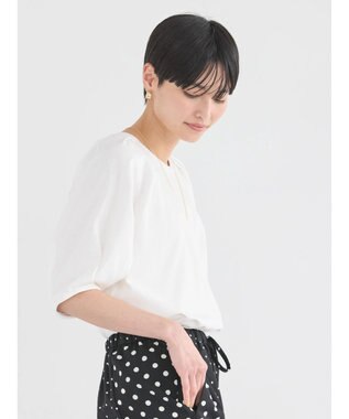 AMERICAN HOLIC パフスリーブカットプルオーバー Off White