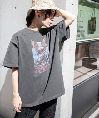 WEGO ピグメントBIGTシャツ 柄5