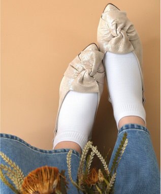 nouvelleRobe Oū 新色追加【本革・高反発】Butterfly knot ポインテッドトゥ パンプス