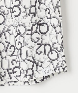 23区GOLF 【WOMEN】【吸水速乾・UVケア】ＭＯＶＥロゴ カノコ 半袖シャツ ブラック系5