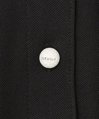 23区GOLF 【WOMEN】『PEANUTS』コラボプリントポロ ブラック系