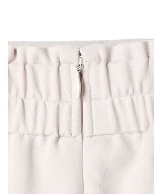 YECCA VECCA シャーリングロングナロースカート Light Beige