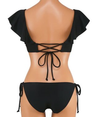 San-ai Resort（三愛水着楽園） 軽い着け心地でしっかり盛れる【楽盛り水着】　ワイヤービキニ ブラック