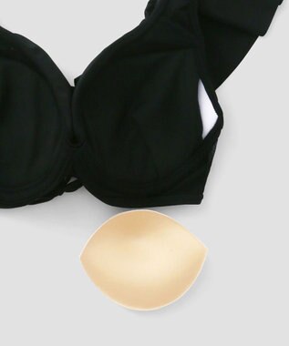 San-ai Resort（三愛水着楽園） 軽い着け心地でしっかり盛れる【楽盛り水着】　ワイヤービキニ ブラック