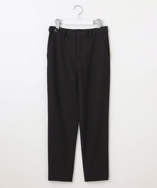 J.PRESS LADIES 【洗える】2way thermoサキソニー テーパード パンツ ブラック系