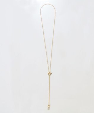 Phoebe 【金属アレルギー対応】ミニマルチェーンロングコインネックレス　ゴールド　ニッケルフリー ゴールド