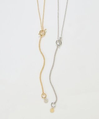 Phoebe 【金属アレルギー対応】ミニマルチェーンロングコインネックレス　ゴールド　ニッケルフリー ゴールド