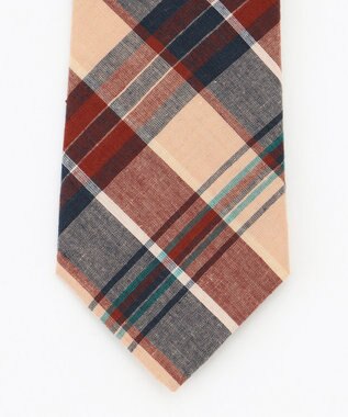 J.PRESS MEN マドラスチェック ネクタイ ブラウン系4