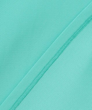 23区GOLF 【23Fondation/MEN】ストレッチメッシュ モック スカイブルー系