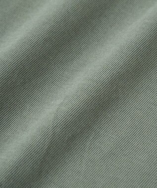 Green Parks フレンチスリーブ刺繍シンプルロゴプルオーバー Khaki