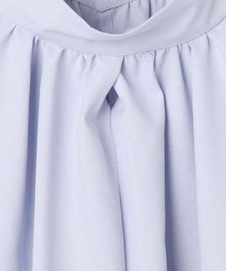 ANY SIS L 【2WAY】リボンギャザー ブラウス スカイブルー系