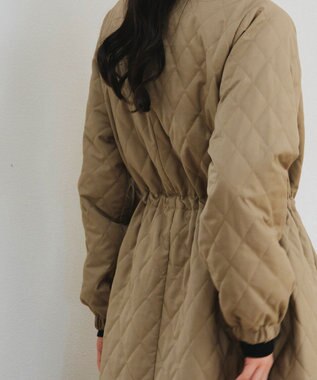 Tiaclasse 中綿キルティングコート ベージュ