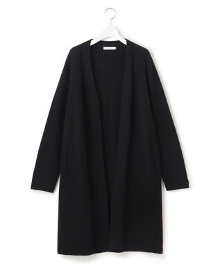 ICB L ミルドウール ロングカーディガン ブラック系