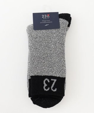 23区GOLF 【MEN】パイル レギュラーソックス グレー系