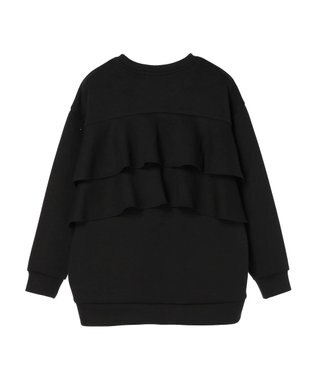 AMERICAN HOLIC 【WEB限定】バックフリルポンチプルオーバー Gray Beige