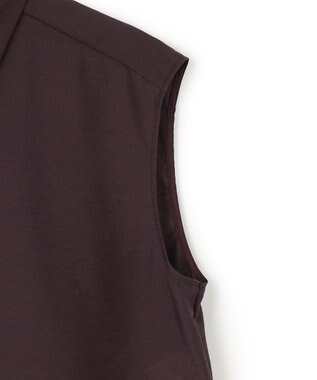 BEIGE， 【洗える】SERBES / ノースリーブブラウス Bordeaux×Cream