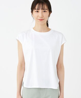 KASHIYAMA 【抗菌消臭】クレンゼ フレンチTeeシャツ ホワイト