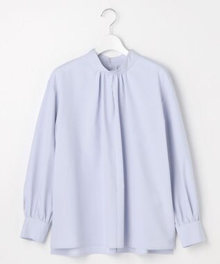 ANY SIS L 【2WAY】リボンギャザー ブラウス スカイブルー系