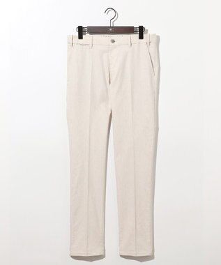 JOSEPH ABBOUD 【キングサイズ・ウエストも伸びる/清涼/ストレッチ】ストレッチリネンシャンブレーパンツ アイボリー系