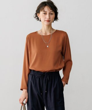 23区 L サテン ロングスリーブ Tシャツ