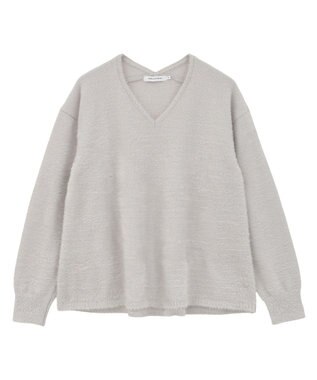 AMERICAN HOLIC Ｖネックフェアリーニットプルオーバー Light Gray