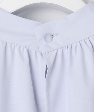 ANY SIS L 【2WAY】リボンギャザー ブラウス スカイブルー系