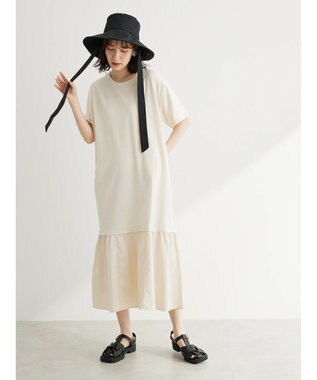 Green Parks 裾切り替えＴＥＥワンピース